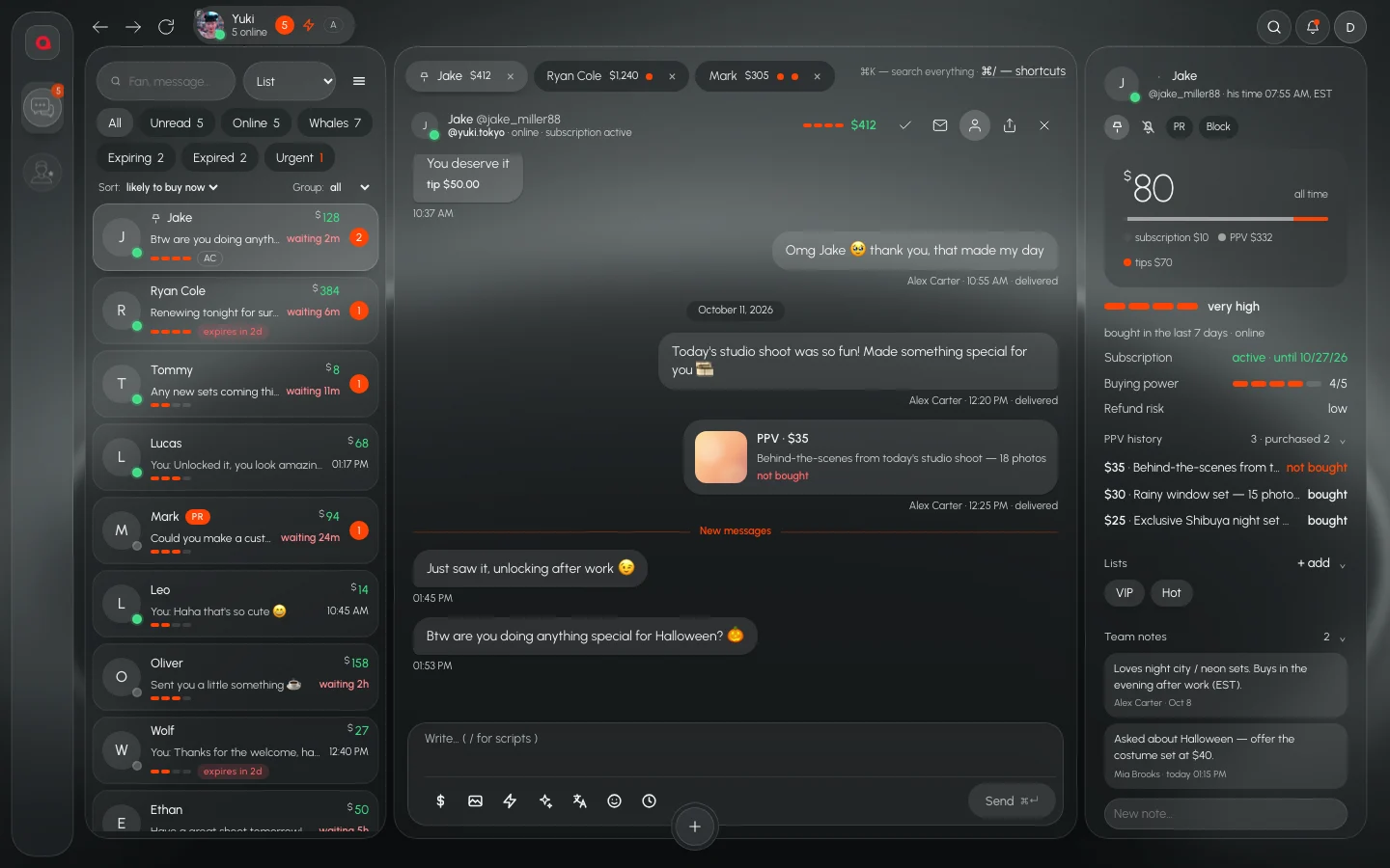 Alice AI chatter in Mama Chat